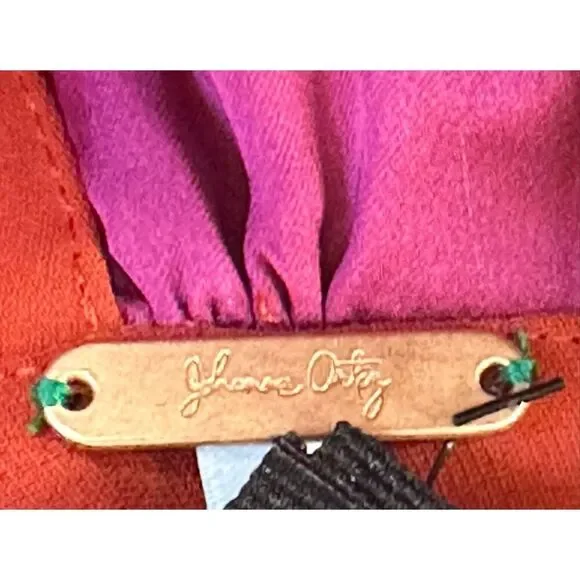 Johanna Ortiz Cut Out & Fringe-Hem Midi-Dress in Ankara Red NWT Size 4 - Picture 12 of 15